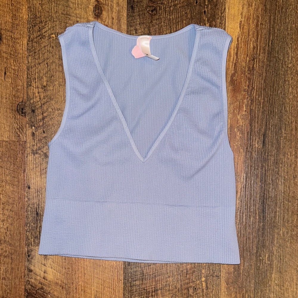 Nikibiki Light Blue Crop Top
